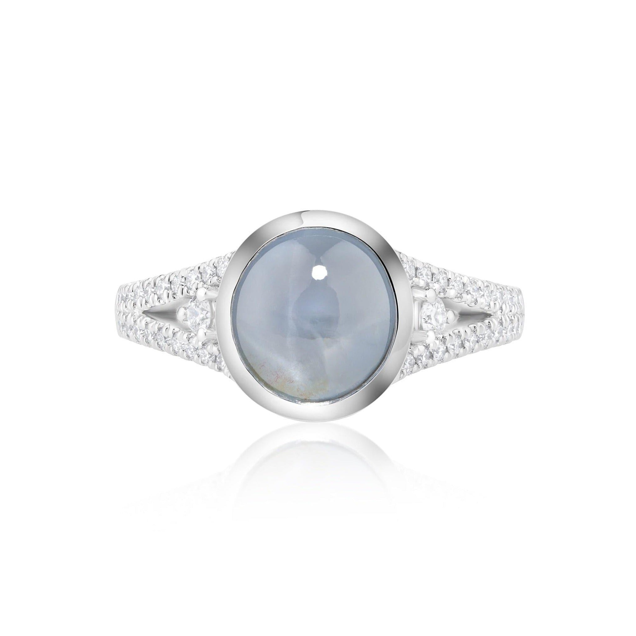 Star Sapphire Bezel Ring - Rosendorff Diamond Jewellers